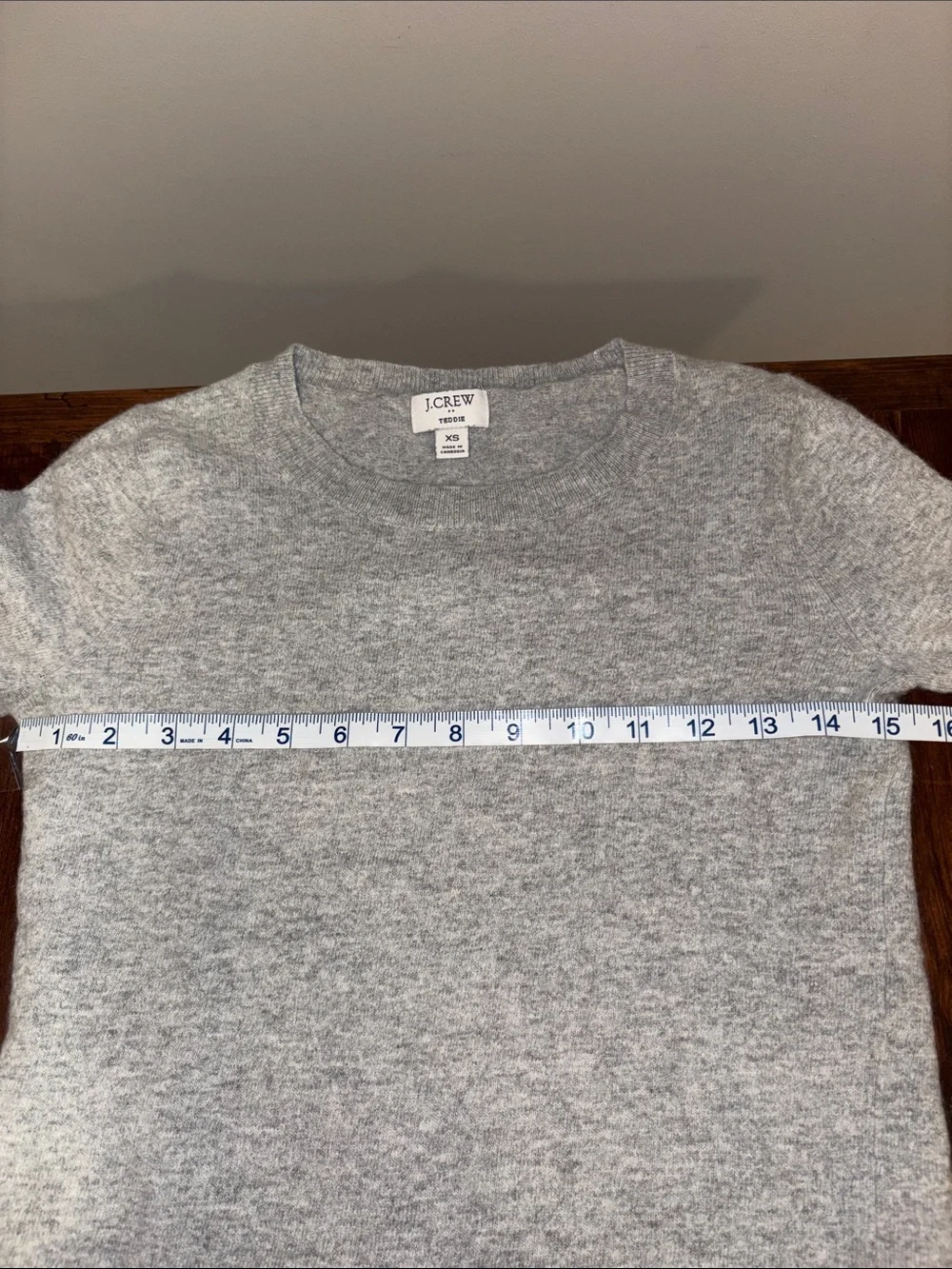 J Crew Teddie Wool Blend Sweater Size XS